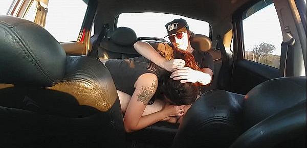  Sexo no Carro com Gozada na Cara - Dread Hot